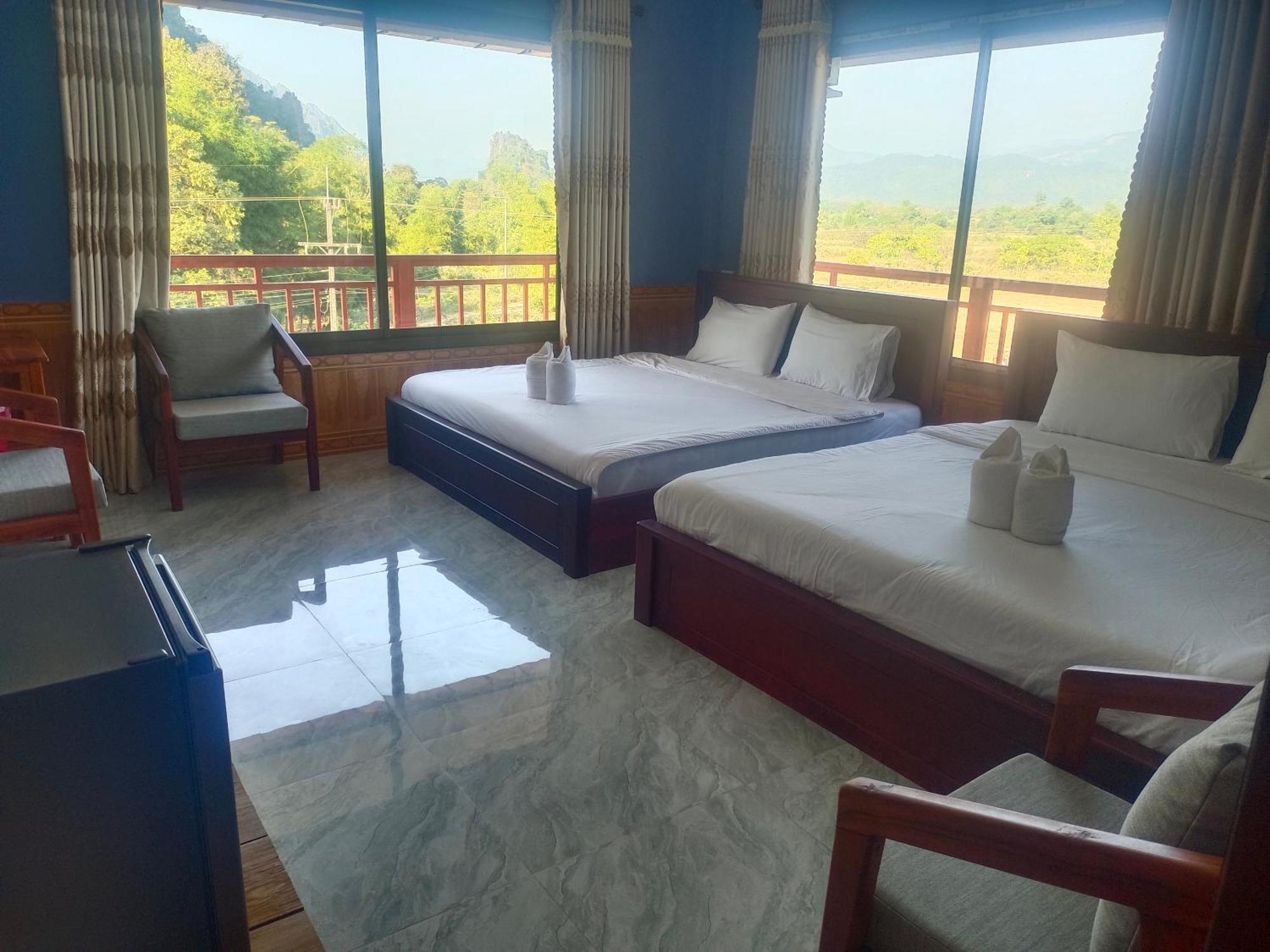 Dd Guesthouse วังเวียง ภายนอก รูปภาพ