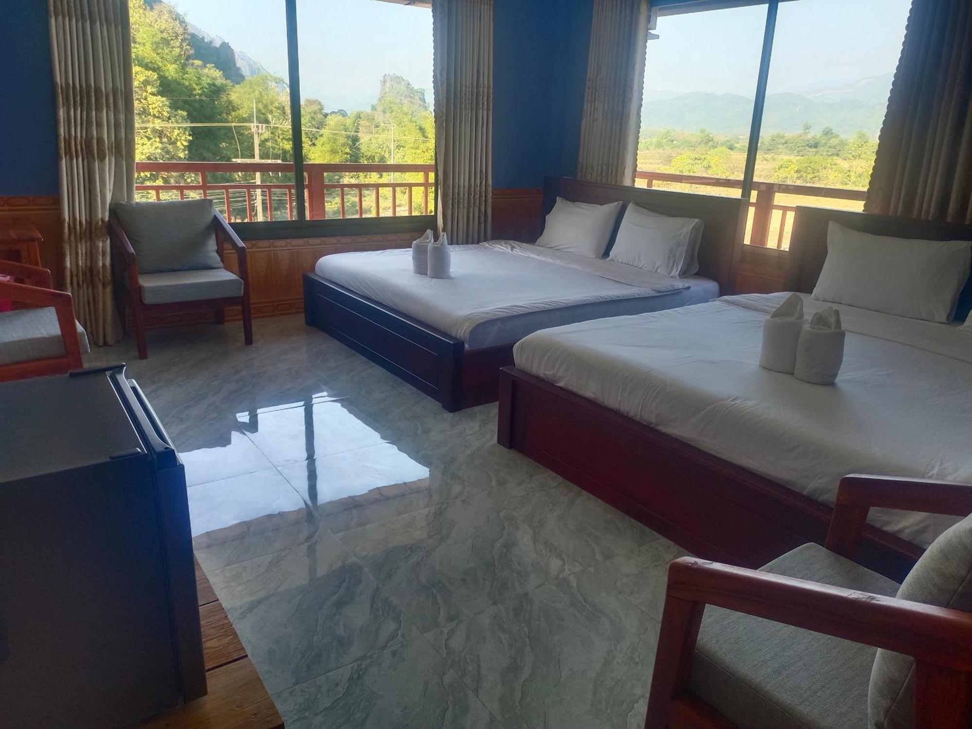 Dd Guesthouse วังเวียง ภายนอก รูปภาพ